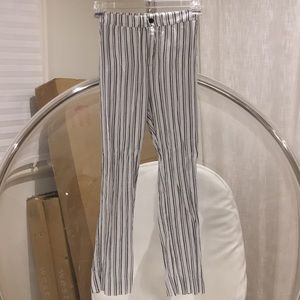 Brandy Melville stripped high waisted pants